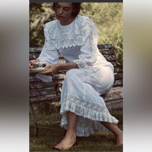 DOEN heirloom calinda lace dress S